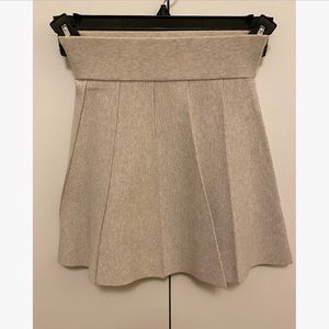 Club Monaco pleated wool skirt